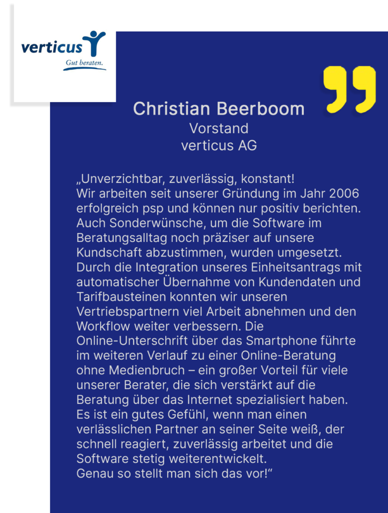 Christian Beerboom - Vorstand Verticus AG